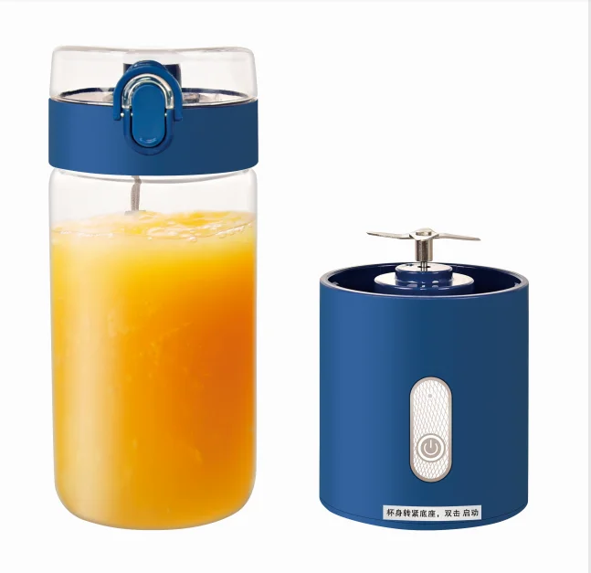 
Wholesale Hotseller outdoor USB wireless fruit juicer cup portable travel blender mini usb juicer with Lid 