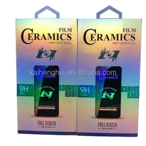 9H tempered glass Ailun screen protector with camera screen protector retail packing package box