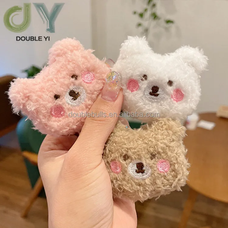 Wholesale Children Cute Bear Plush Brooch