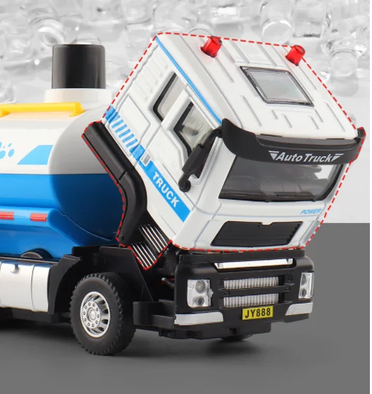 1:50 Scale High Simulation Engineer Trucks Exacvator Fire Truck Sprinkler Missile Model Diecast Toy Car Kids Gift Ornament