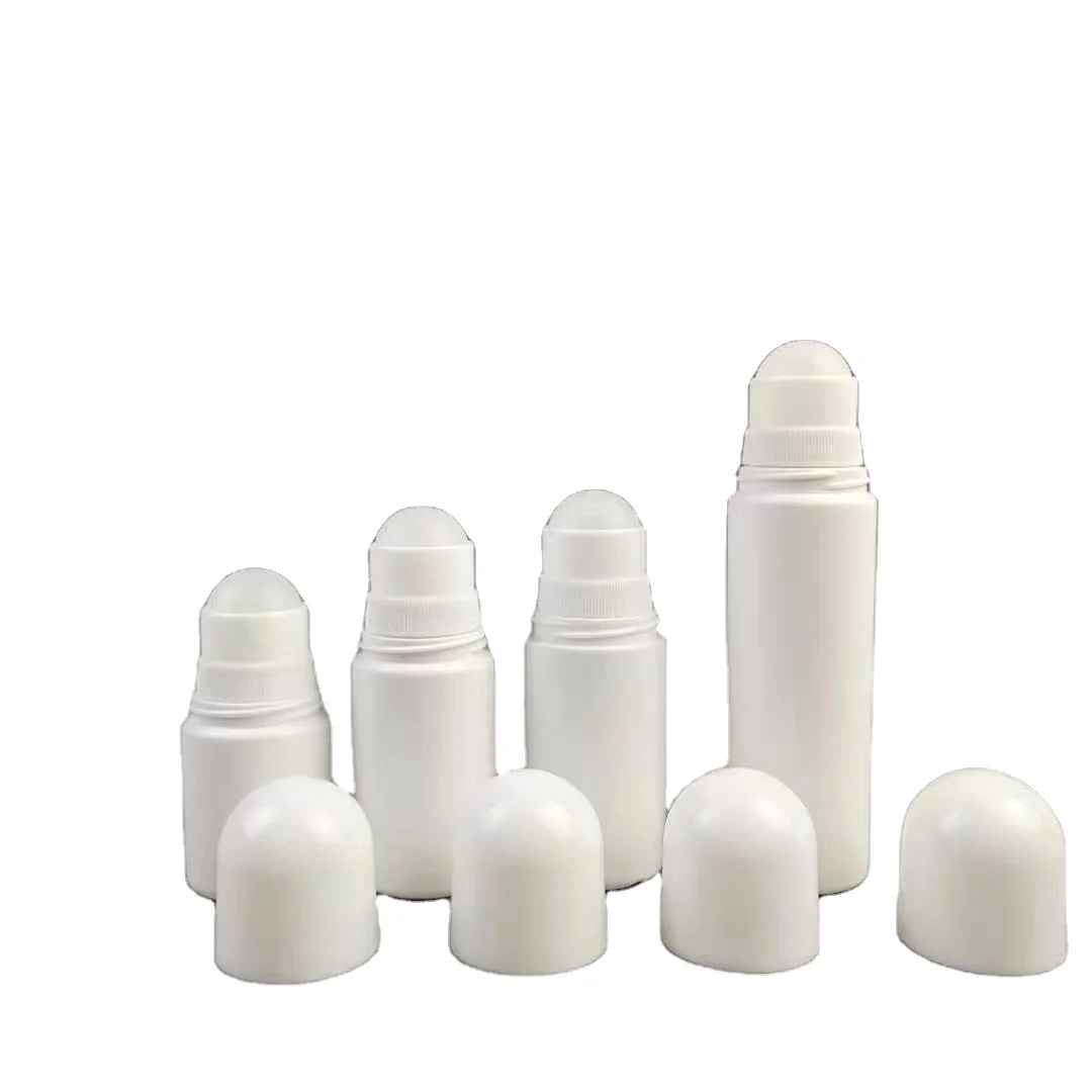 High Quality Packaging 30Ml 30 Ml 50Ml 50 Ml 75Ml 100Ml White Empty Plastic Pe Deodorant Roller Roll On Ball Bottles