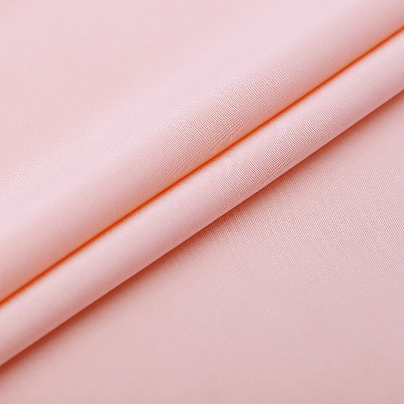 42momme and washed Pink  heavy silk crepe de chine fabric