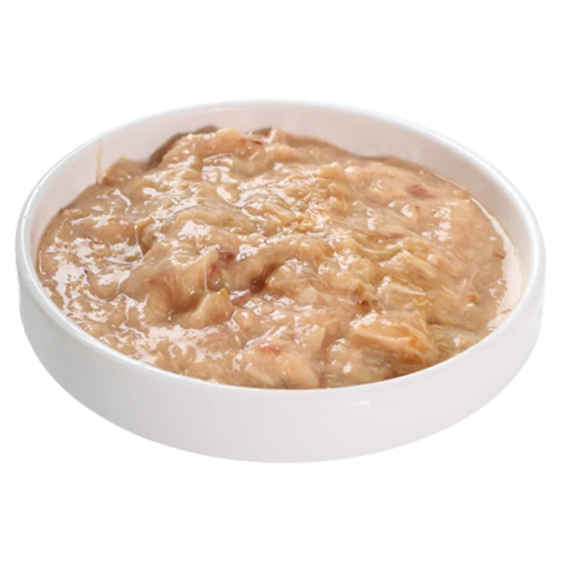 Консервированные кошачьи лакомства с белым тунцем завод по производству еды для домашних животных 100% поставщик влажного питания