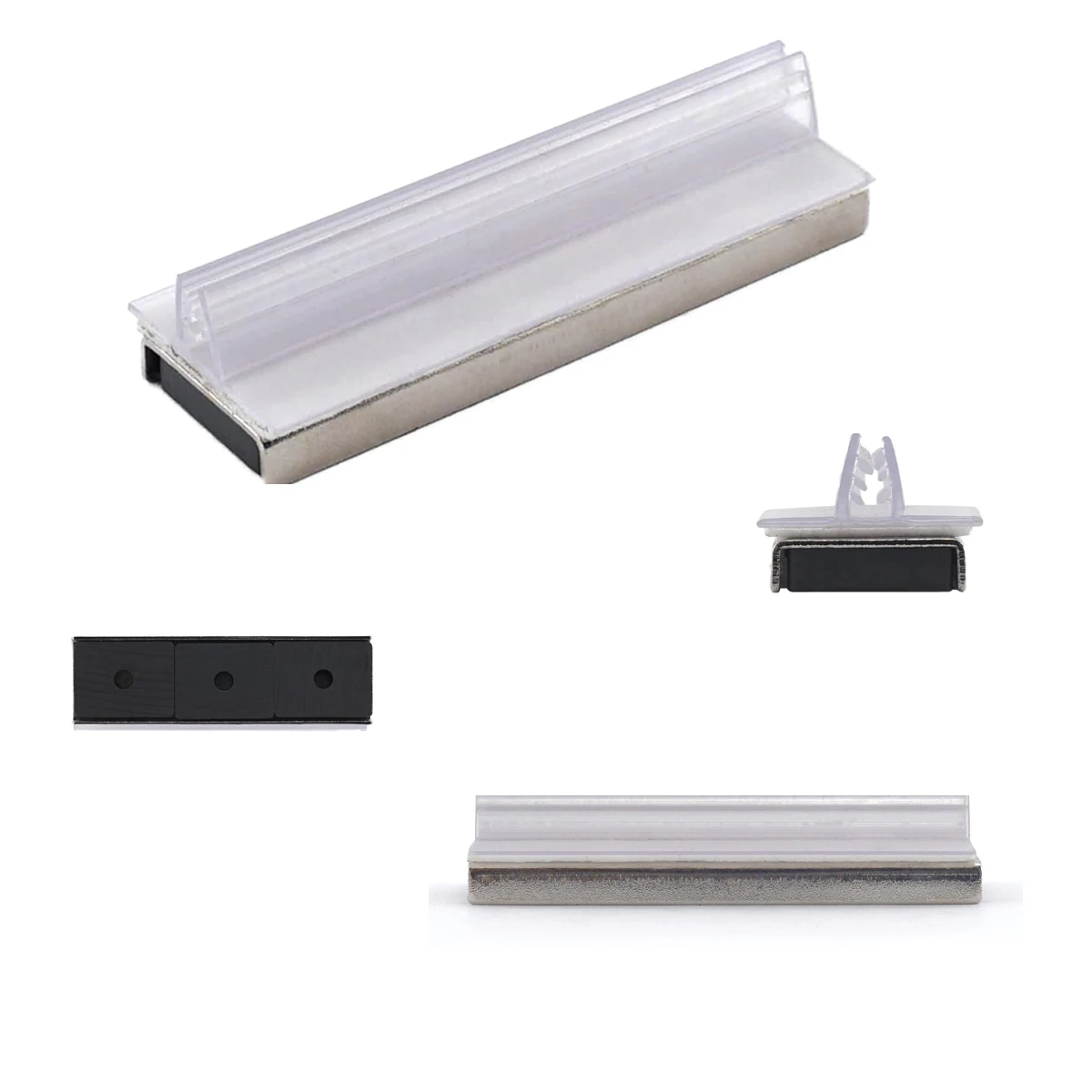 Magnetic Supermarket Display Shelf Clip Grips SuperGrip Data Strip Label Price Tag Sign Ticket Holder for Aisle Violator