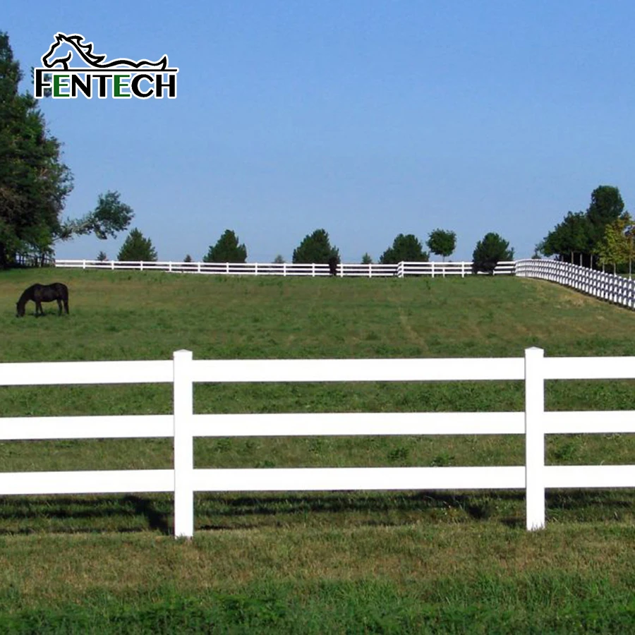 3-rail fence Vinyl/Plastic /pvc fence gate