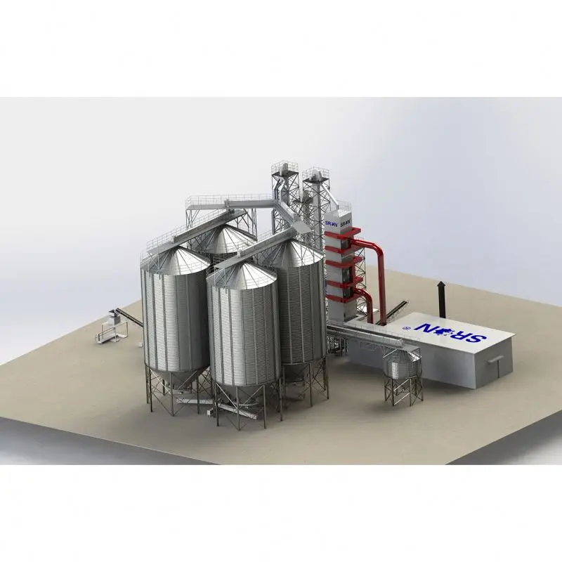 1000 т 500 t стальной силос для хранения зерна, пшеницы, риса, кукурузы бункеров