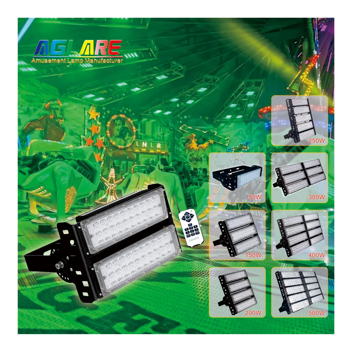 Автомобильная программа RGB 100 Вт водонепроницаемая наружная лампа светодиодный прожектор для тематического парка