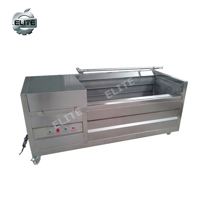 Brush type ginger washing and peeling machine, Ginger washer and peeler machine