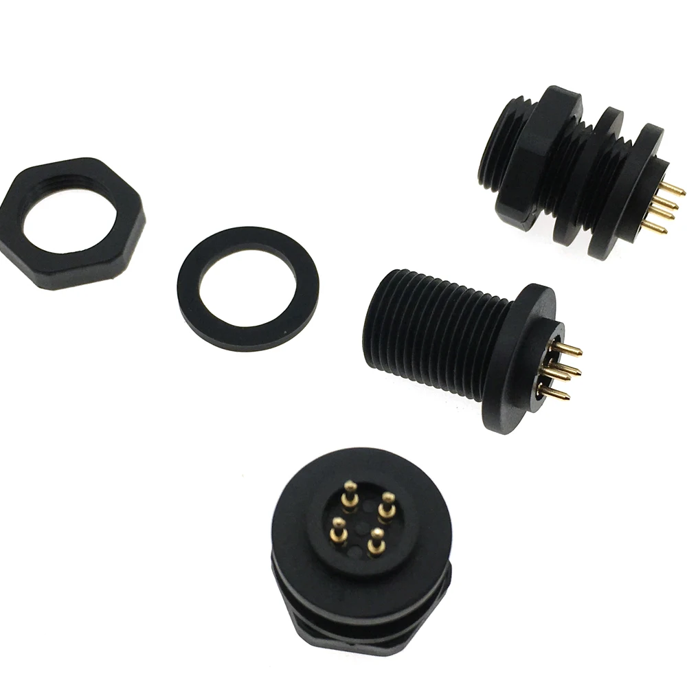 M8 connector A code male female 3 4 5 6 8 pin cable m8 IP67 waterproof sensor circular connector cable