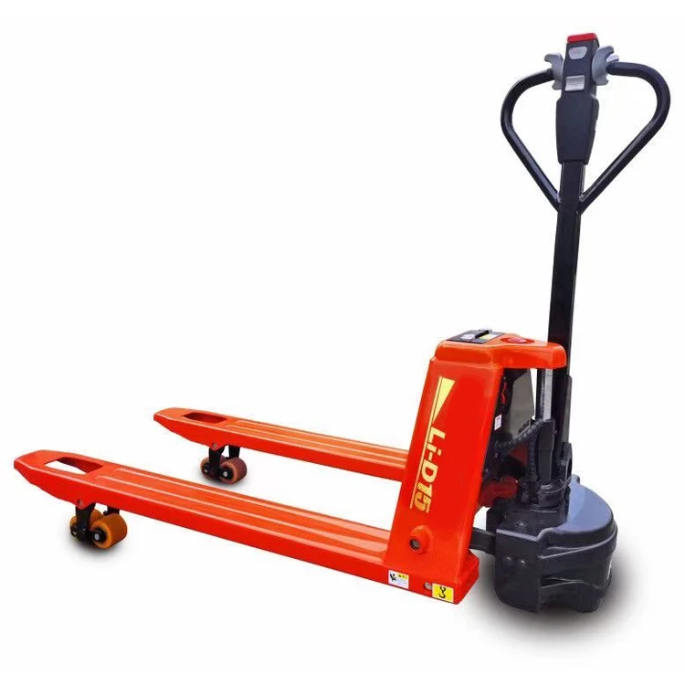 1.5t 2 ton 1500kg 2000kg 3300lbs 560mm 685mm Mini Type Electric Walkie Pallet Truck With Small Size