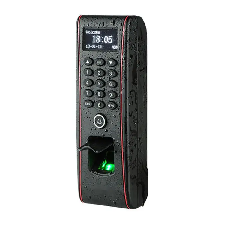 ZKT TF1700 IP65 Waterproof Outdoor Smart Biometric Fingerprint Access Control & Time Attendance System With Free ZK Software