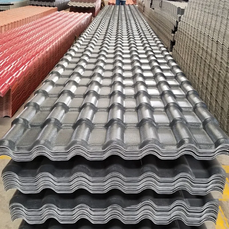 Impact resistance ASA Synthetic resin roof tiles Color lasting tile roof for House Villa