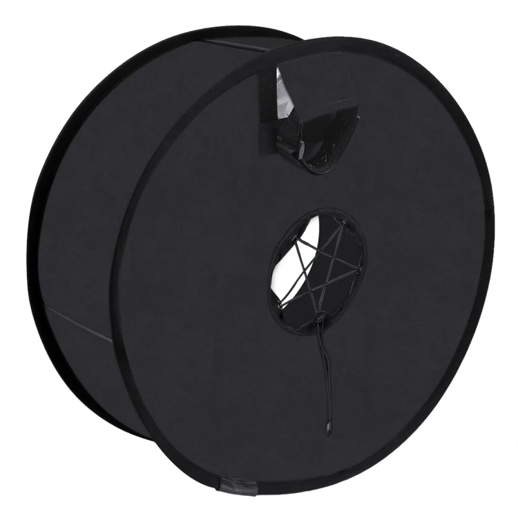  Quality PULUZ 45cm Round Style Macro and Portrait Softbox SpeedLite Flash Light Foldable