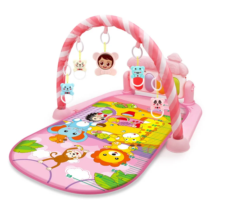 Baby Indoor Educational Activity Play GYM Playmat With Piano Baby Crawling Play Mat Fun Piano Toy Gift