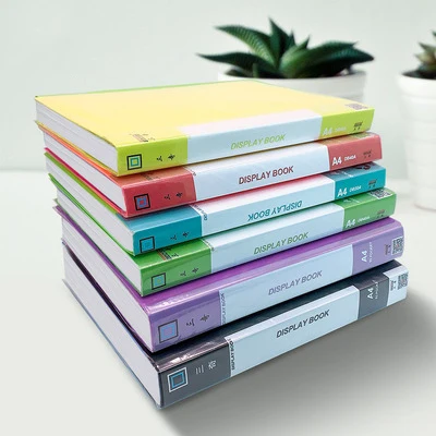 Plastic custom expanded file folder a4 storage certificate information multicolor binder folder