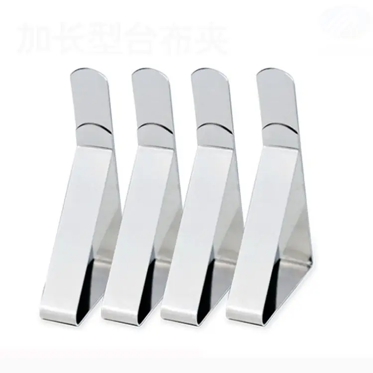 Лидер продаж Amazon, новинка, регулируемый держатель для скатерти из нержавеющей стали с большим отверстием 4,5 см, зажим для пикника на вечеринку M0297