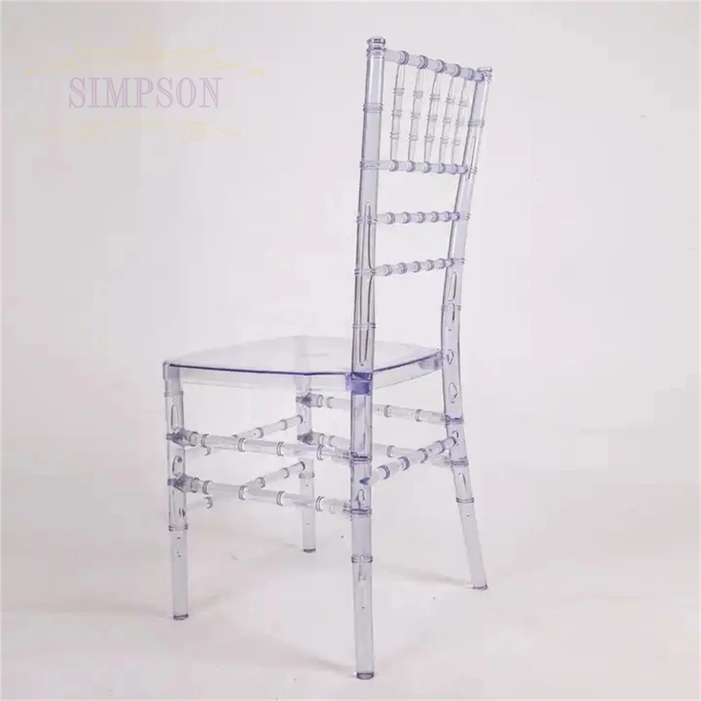 Disassembly Acrylic Wedding Chair Hotel Furniture Chairs for Transparent Party Wedding Chair