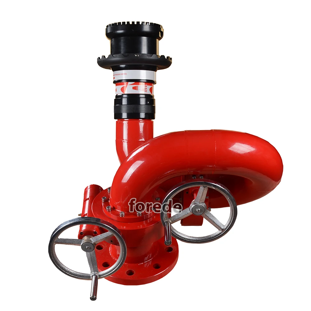 FOREDE 6000LPM Automatic Manual  Fire Fighting Monitor Water Cannon  For Fire Fighting Fireman