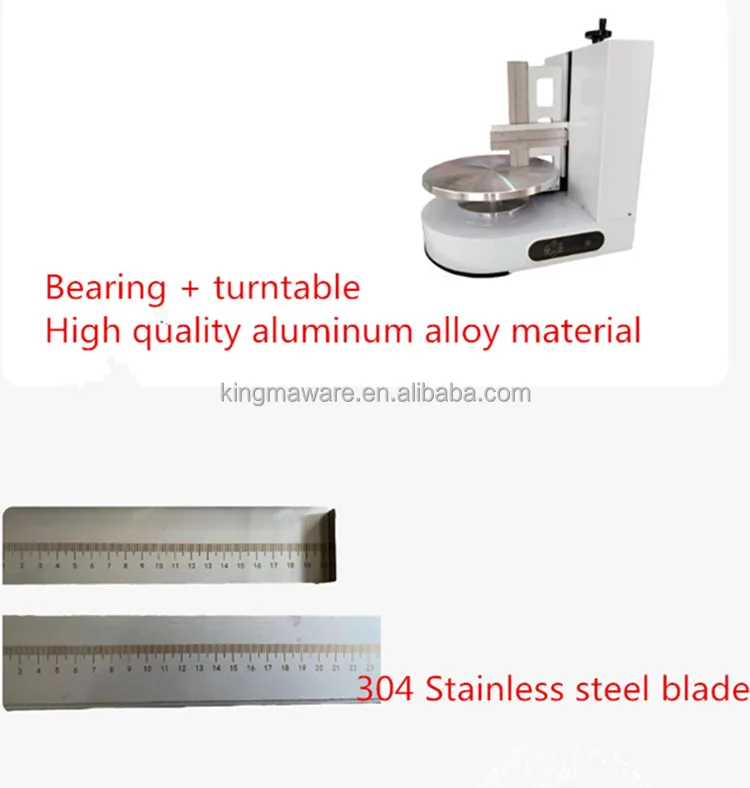 factory direct to sale 4-12 inches Bread Cake Smoothing Coating Machine Cake Bread Ice Cream cake Spreading Machine for sale