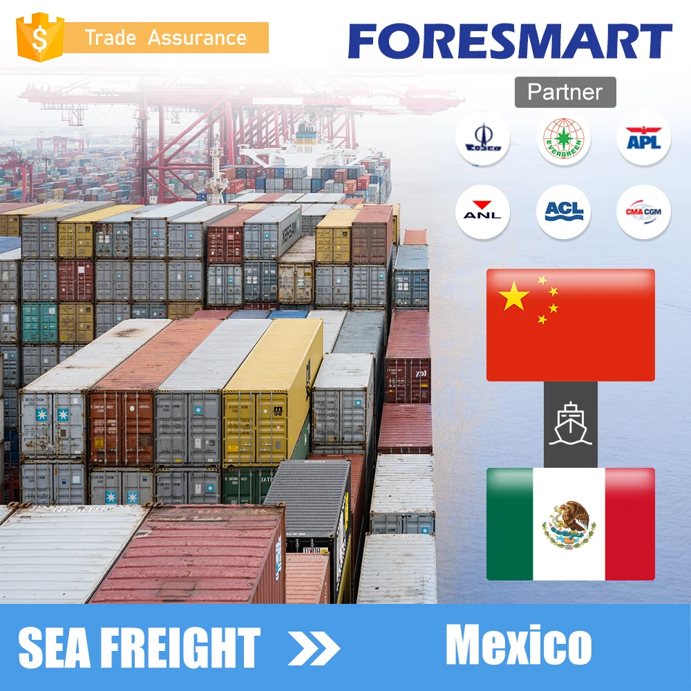Logistics Service Ship By Sea Air Cargo Lcl Express Rail  Container Truck Cheap Ship Huangpu China Mexico Usa  40Hq From To In