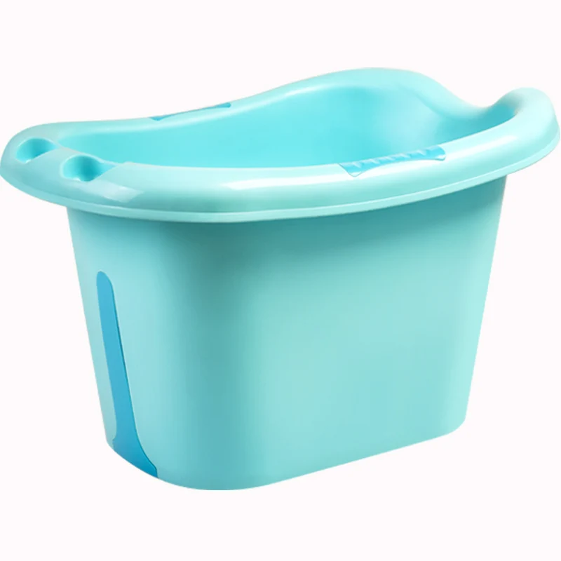Concise Style Children Plastic Bathtubs Baby Bath Tub Durable Plastic Tubs General Bath Barrel Bathroom Baby Shower 78*54*42CM
