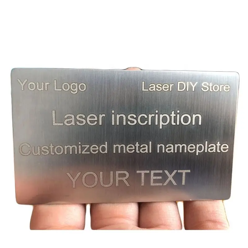 Stainless steel aluminum metal nameplate LOGO signage can be customized plaque