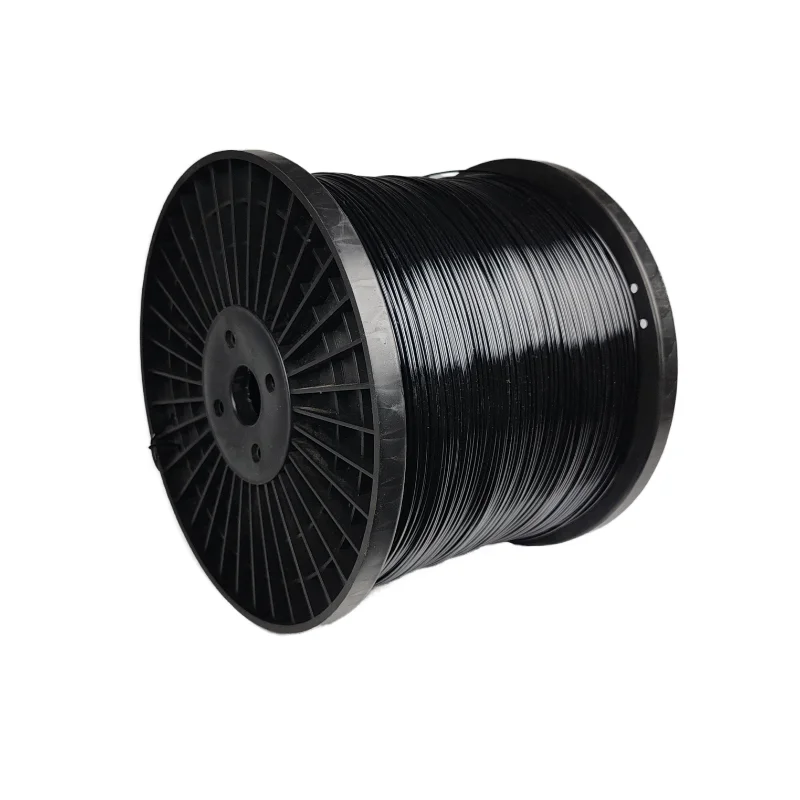 Polyester wire 2.2/2.5mm in black and transparent PET wire
