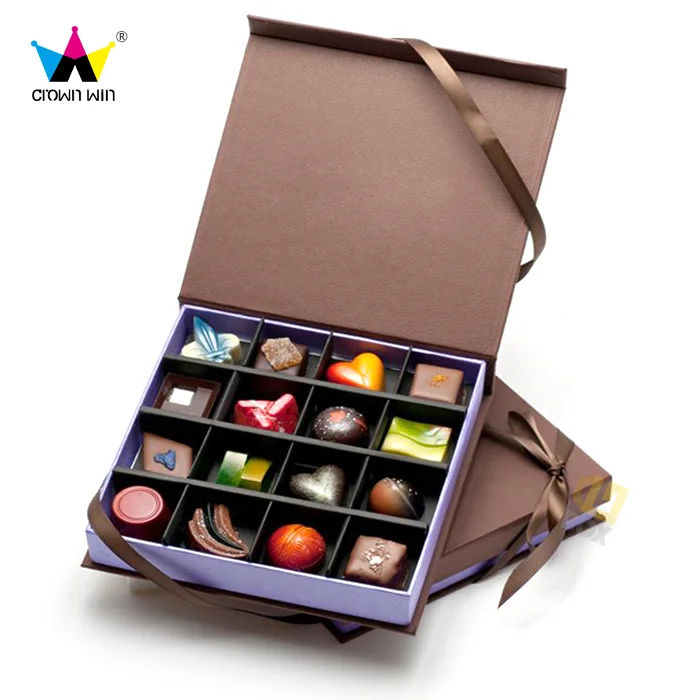  Индивидуальная Рождественская бумажная коробка Boite De Chocolate для конфет роскошные подарочные
