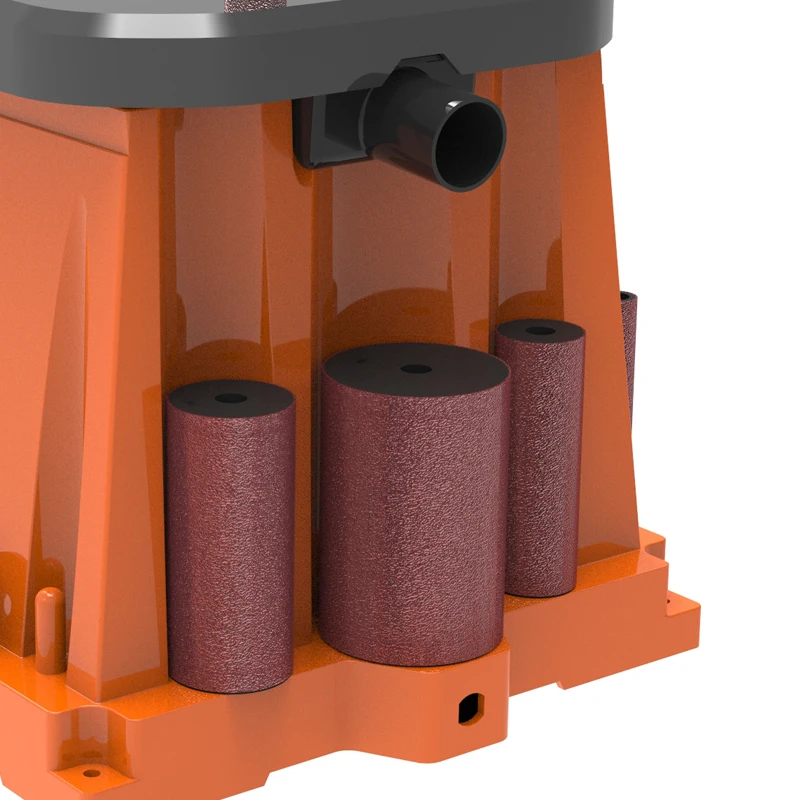 1/2 HP wood sanding vertical drum oscillating spindle sander with dust port