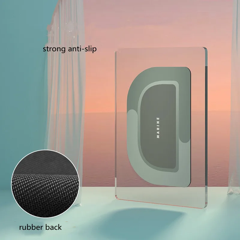 Rubber Anti-slip Soft Diatomite Bathroom pad quick dry bathroom rug Mat Water Absorbent bath mat