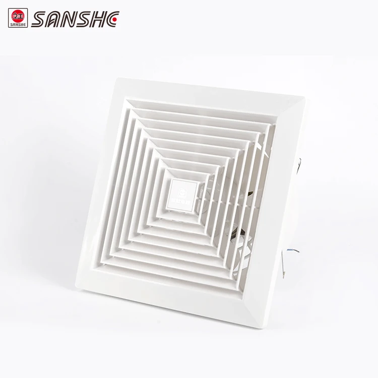 High quality household plastic grill portable ceiling tubular silent exhaust fan