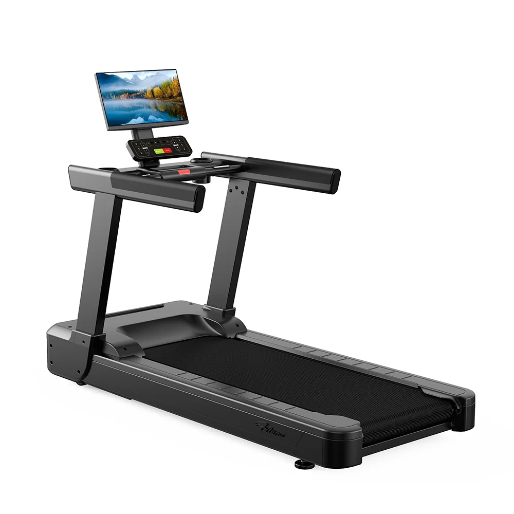 Моторизованная беговая дорожка с телевизором тренажерный зал фитнес Беговая машина по Заводской Цене Коммерческая экраном