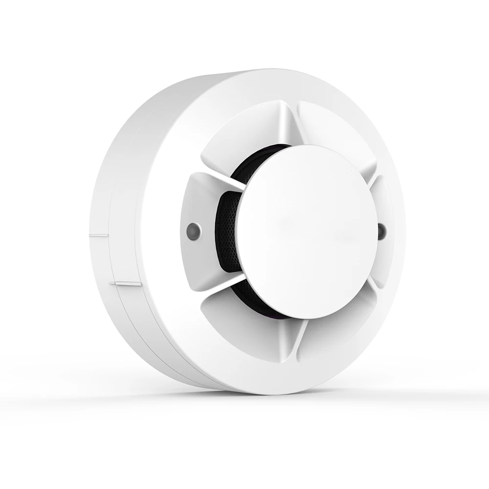 Dry Contact Smoke Detector With Relay Output For Security System And A High Immunity To False Alarms