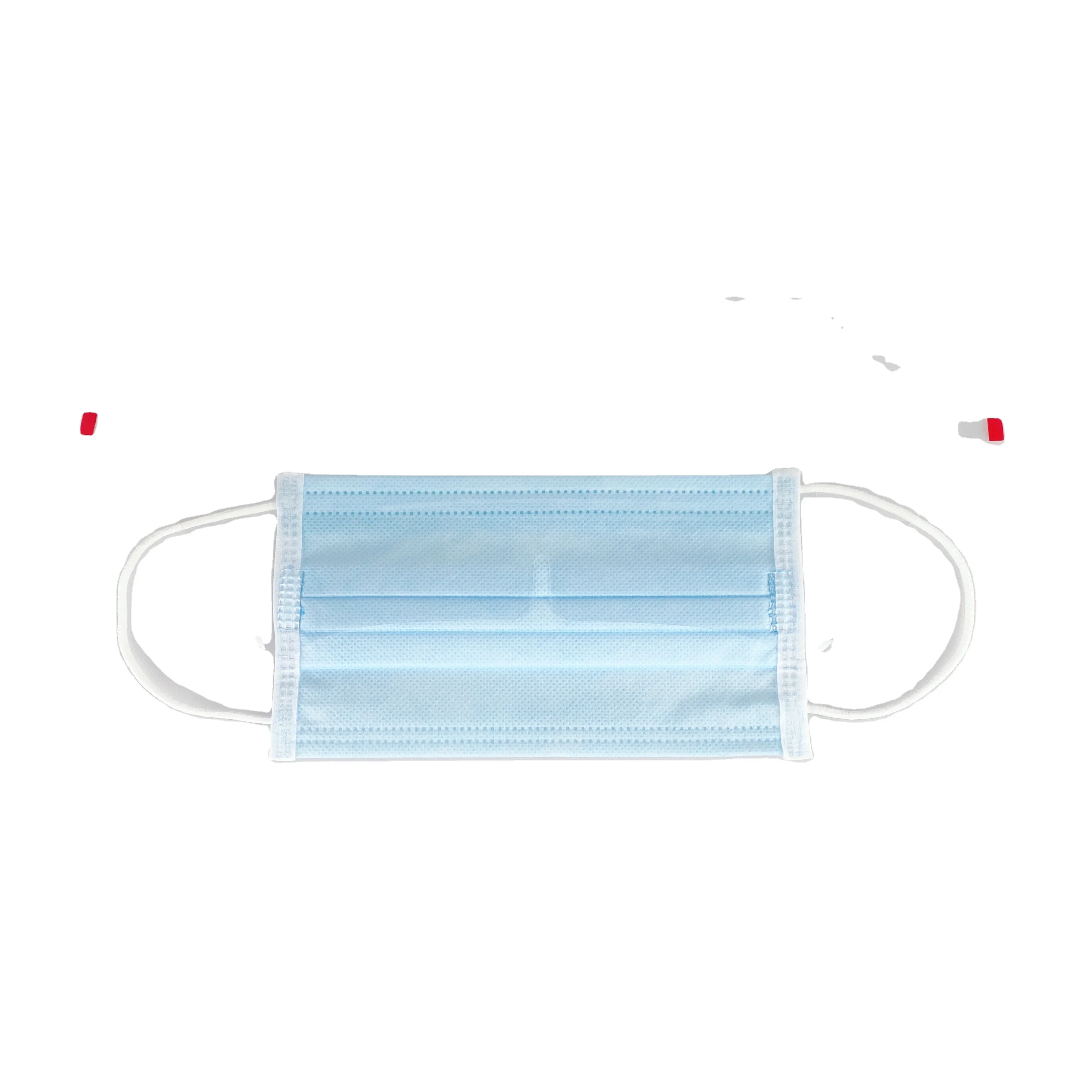 Blue Earloop Pleated 3 Ply Medical Procedure Disposable Surgical Face Mask
