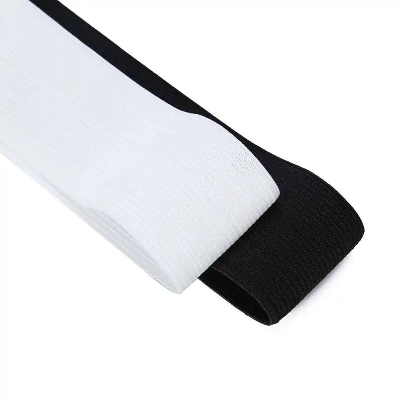 Free sample high quality ribbon fitness Flat Knitted Elastic chair webbing wrist Elastic Band for underwear