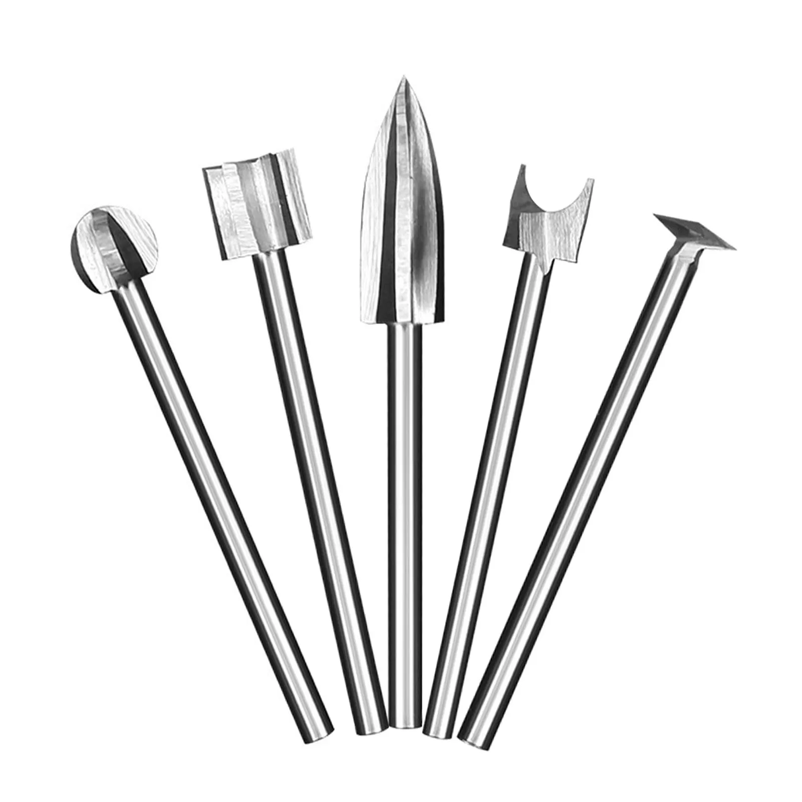 5 шт. деревообрабатывающий резьба по дереву сверло Древесины Шлифовальный гравировка фрезерный резак инструменты для резьбы набор