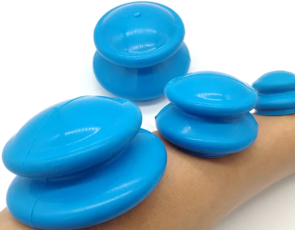 
Hot Selling Anti Cellulite Vacuum Cupping Cup Silicone Family Facial Whole Body Massage Therapy Cupping Cup Set 4 Size 