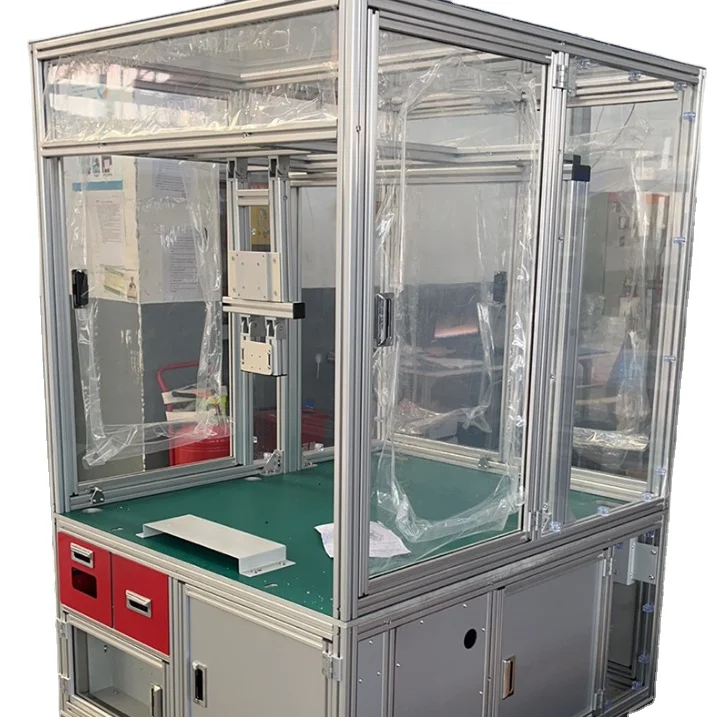 Aluminum profile equipment frame industrial pipeline equipment shelf enclosure guarding manufacturer