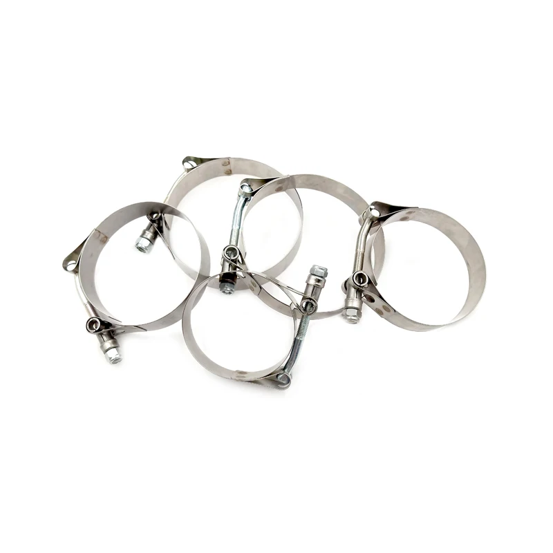 Universal Heavy Duty Exhaust T Bolt Clamp 304 Stainless Steel for Silicone Hose Clamp between 38mm and 43mm