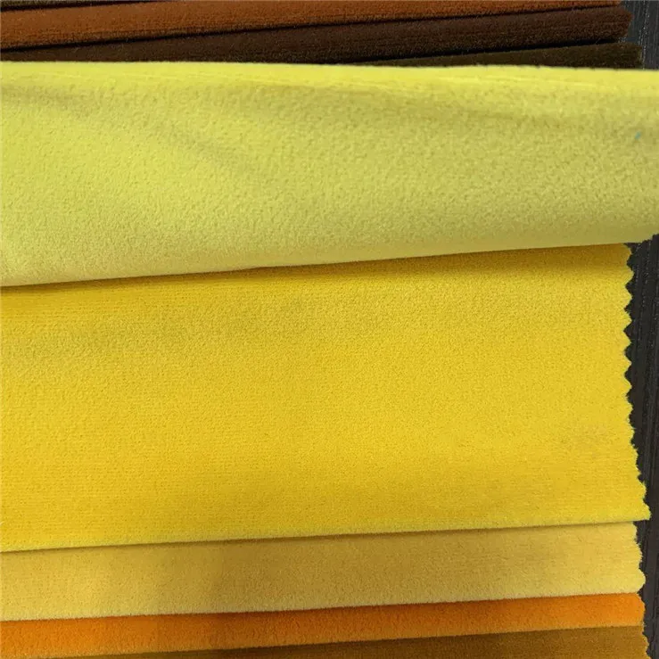 Well priced 100% polyester plain dyed knitted thick upholstery fabric tablecloth