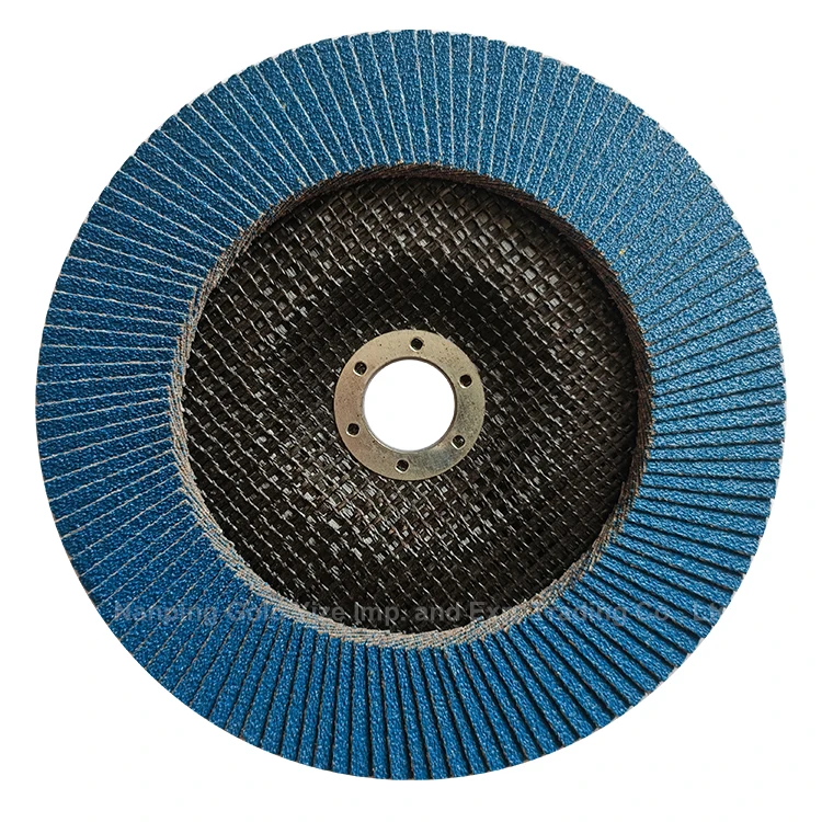 7 inch 180mm 34x18mm 80blades calcined alumina oxide curve Flap Disc grit 80