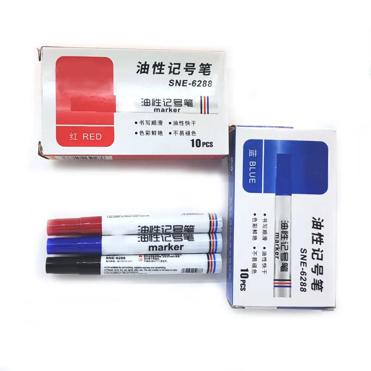 Factory Price Permanent Markers Oil Ink Paint Marker Smooth Writing Line Paint Marker