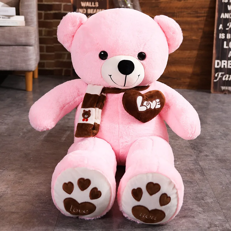 Wholesale Large Giant No Fill Unstuffed Bear Plush Skin Toys for Valentines Day Gifts Big Bear Animal Plushie without Cotton