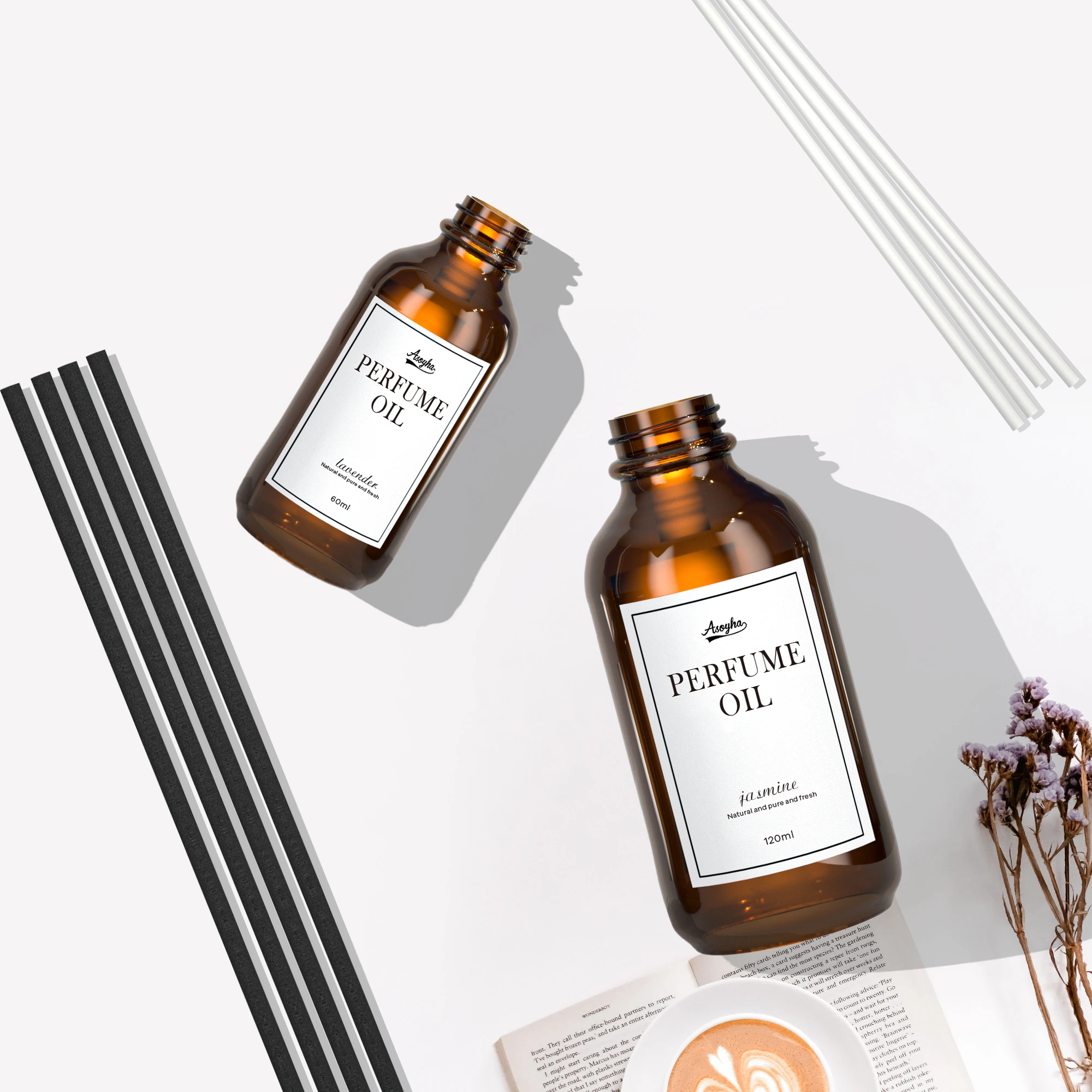 Soyha Home Decoration Customize Private Label Modern Home Reed Diffuser Air Freshener