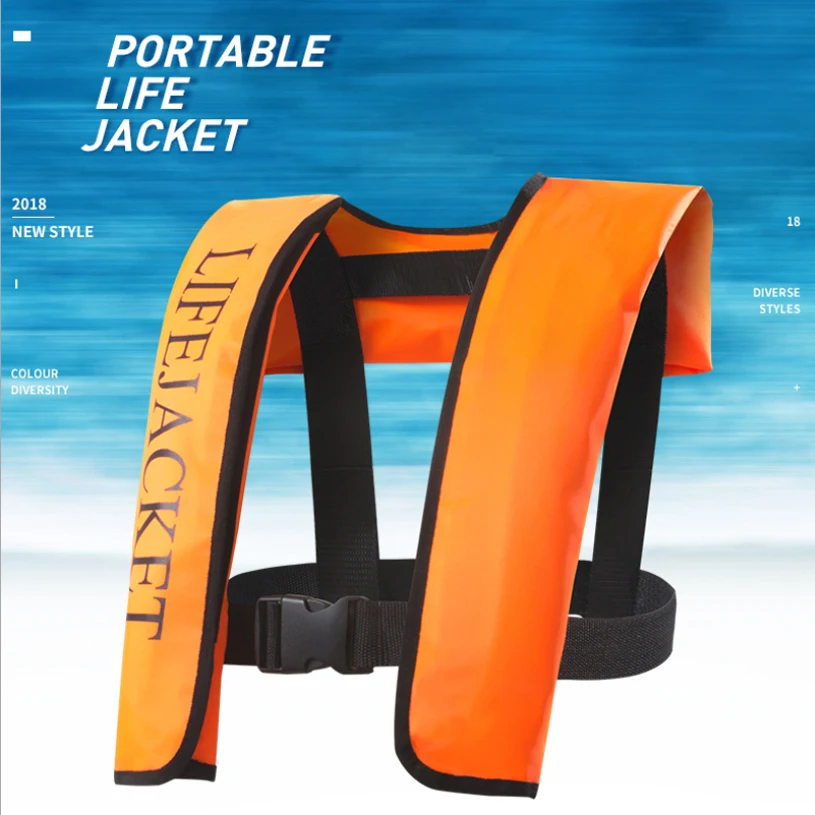 Premium Auto/Manual Water sports inflatable life vest 150n inflatable life jacket