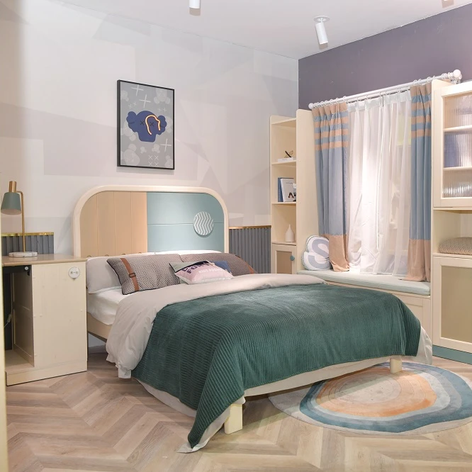 Factory outlet bed designer furniture fold up outdoor houses supplier solid wood kid bed for toddler kids