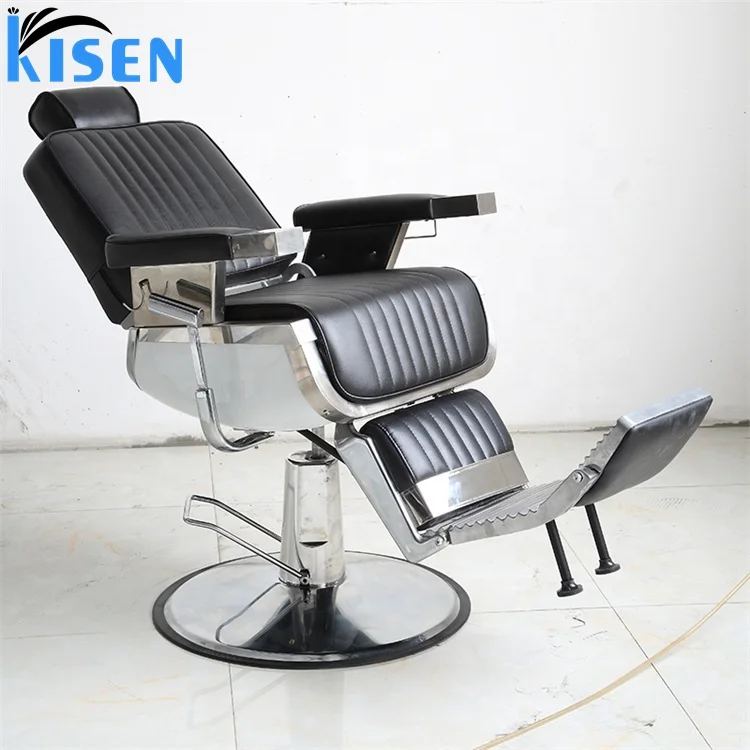 2024 популярное высококачественное антикварное парикмахерское кресло черный коричневый гидраул Парикмахерская мебель для мужчин