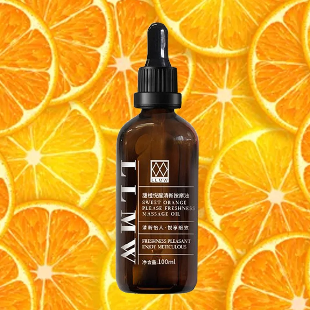 Factory Price Wholesale Sweet Orange massage Oil Quantity Original Key Golden Color Liquid Material Raw Natural material