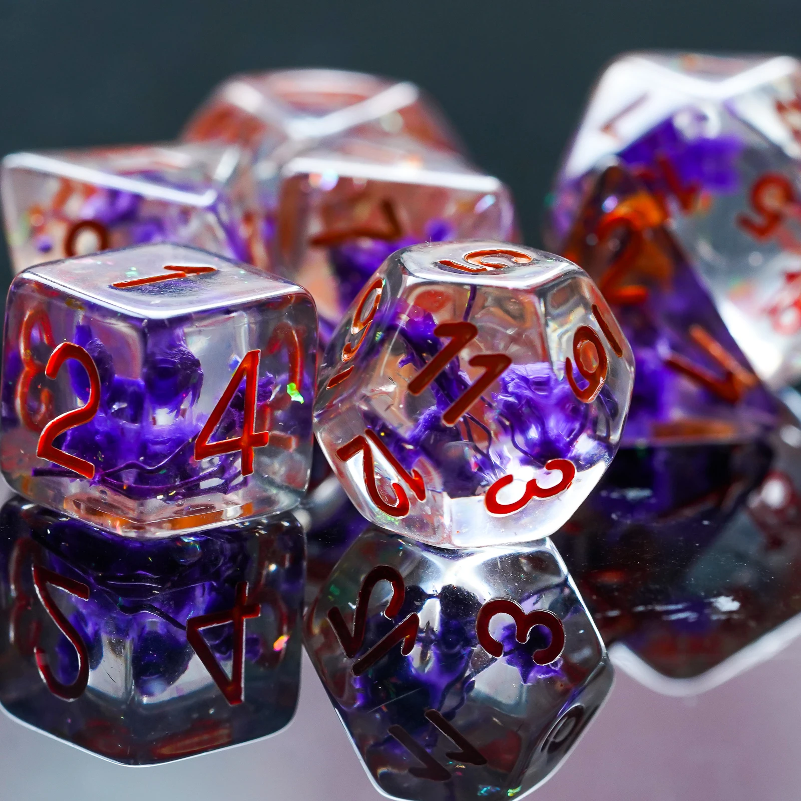 Набор многогранных игральных Кубков для DND RPG настольных игр или карточных Dungeons