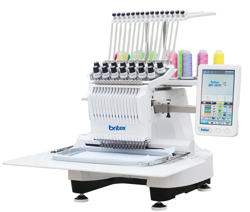 
BR-3620 Single Head 15 Needles China Flat T-shirt Hat Embroidery Machine Computerized Embroidery Machine 
